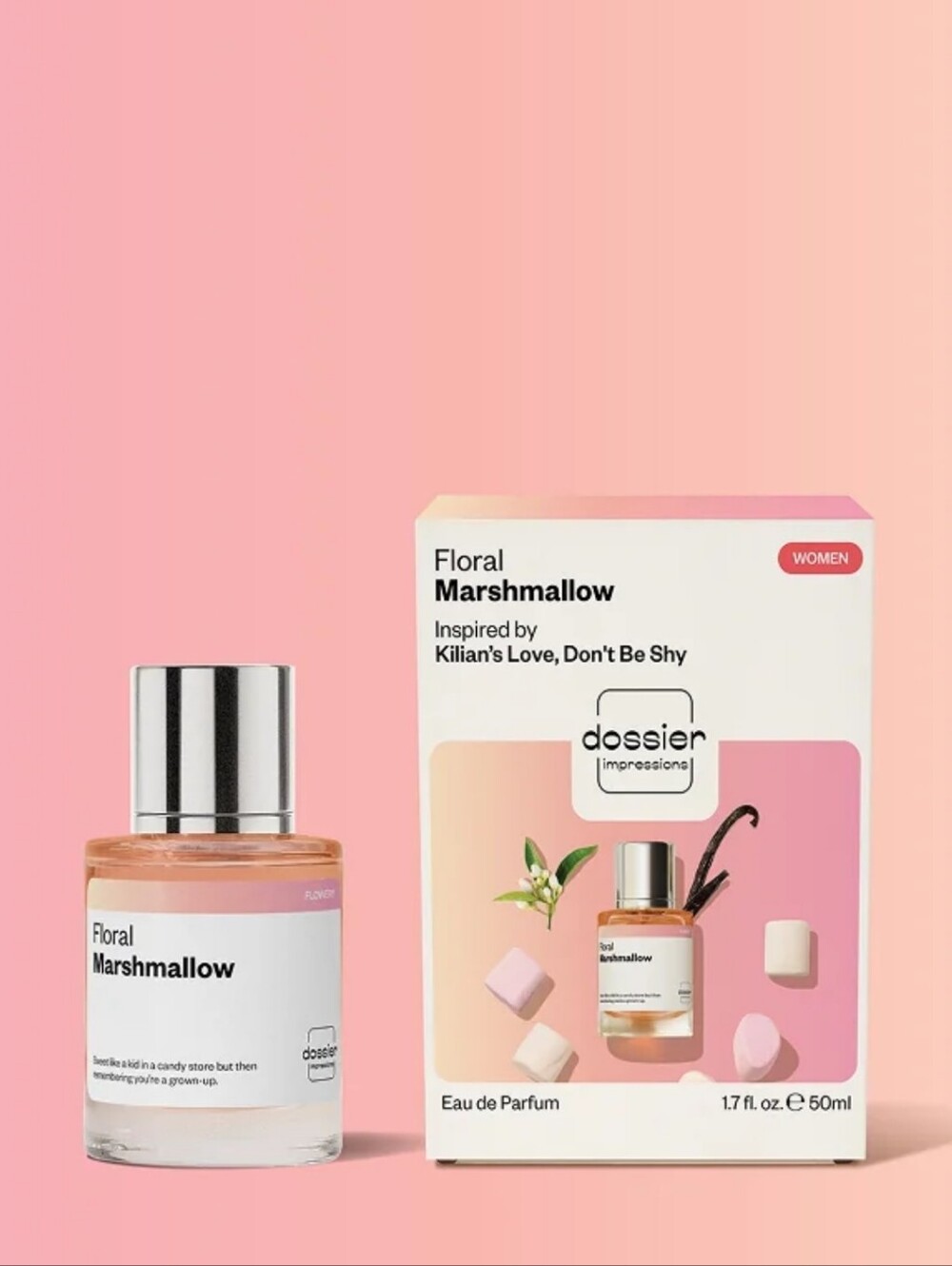 Dossier Floral Marshmallow Perfume 50ml NEW